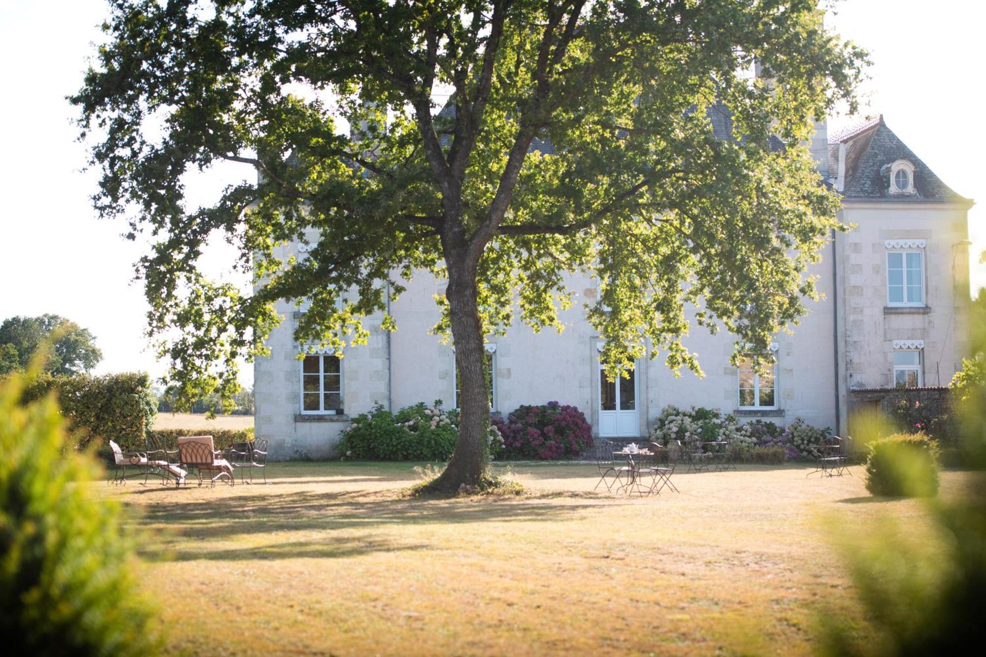 Bed and Breakfast Domaine De La Briouse Sanxay Exterior foto